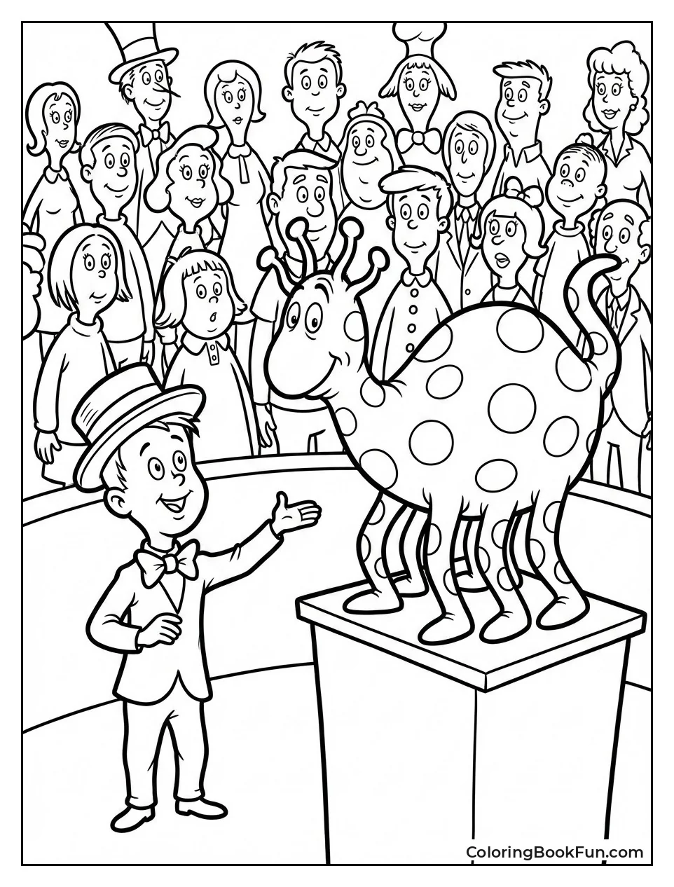 Gerald Shows Spotted Creature