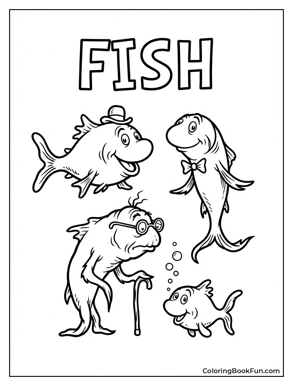 Red Fish Swim Together