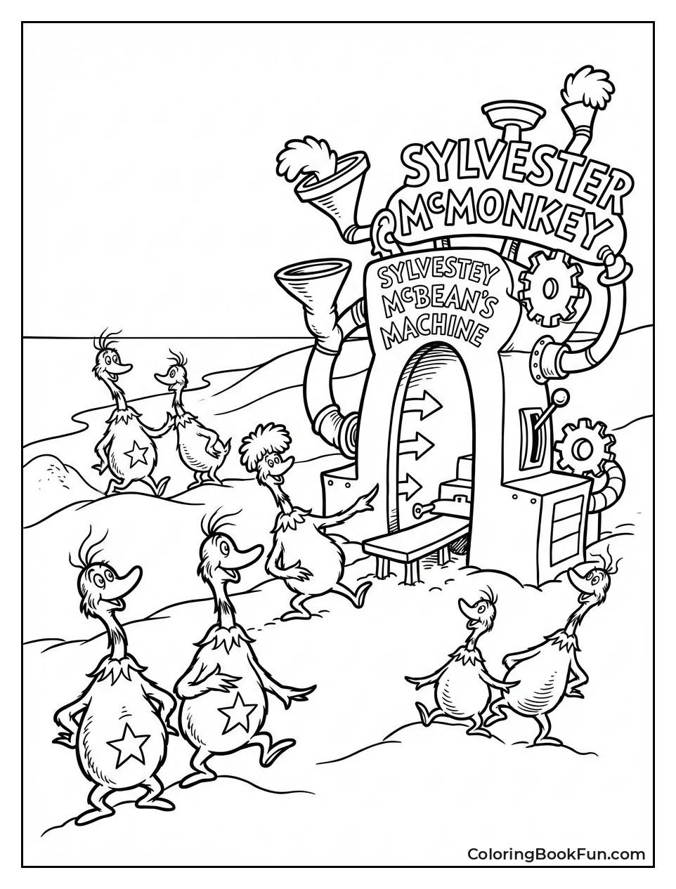 Sneetches Play on Beach