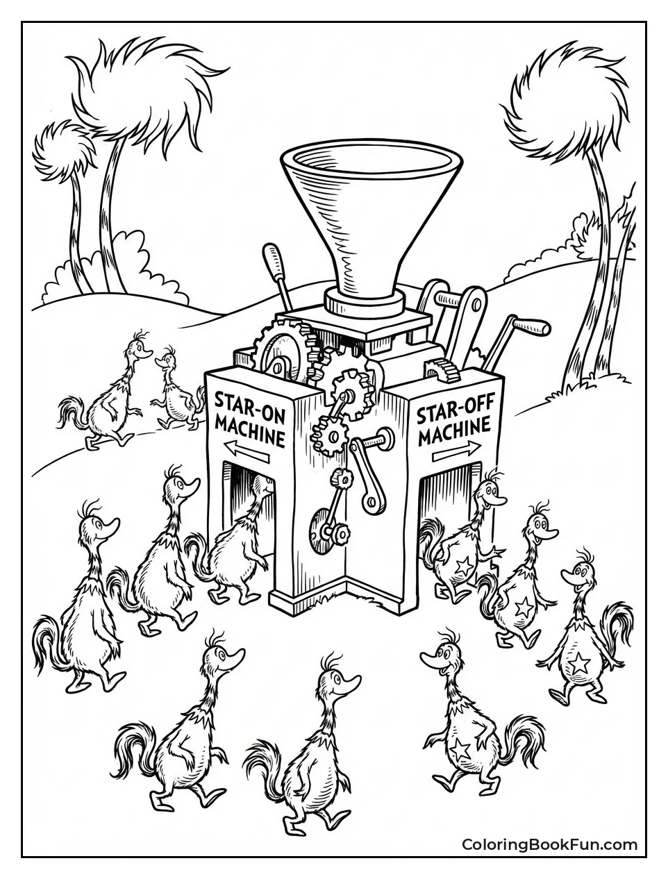 Sneetches Enter Star Machine