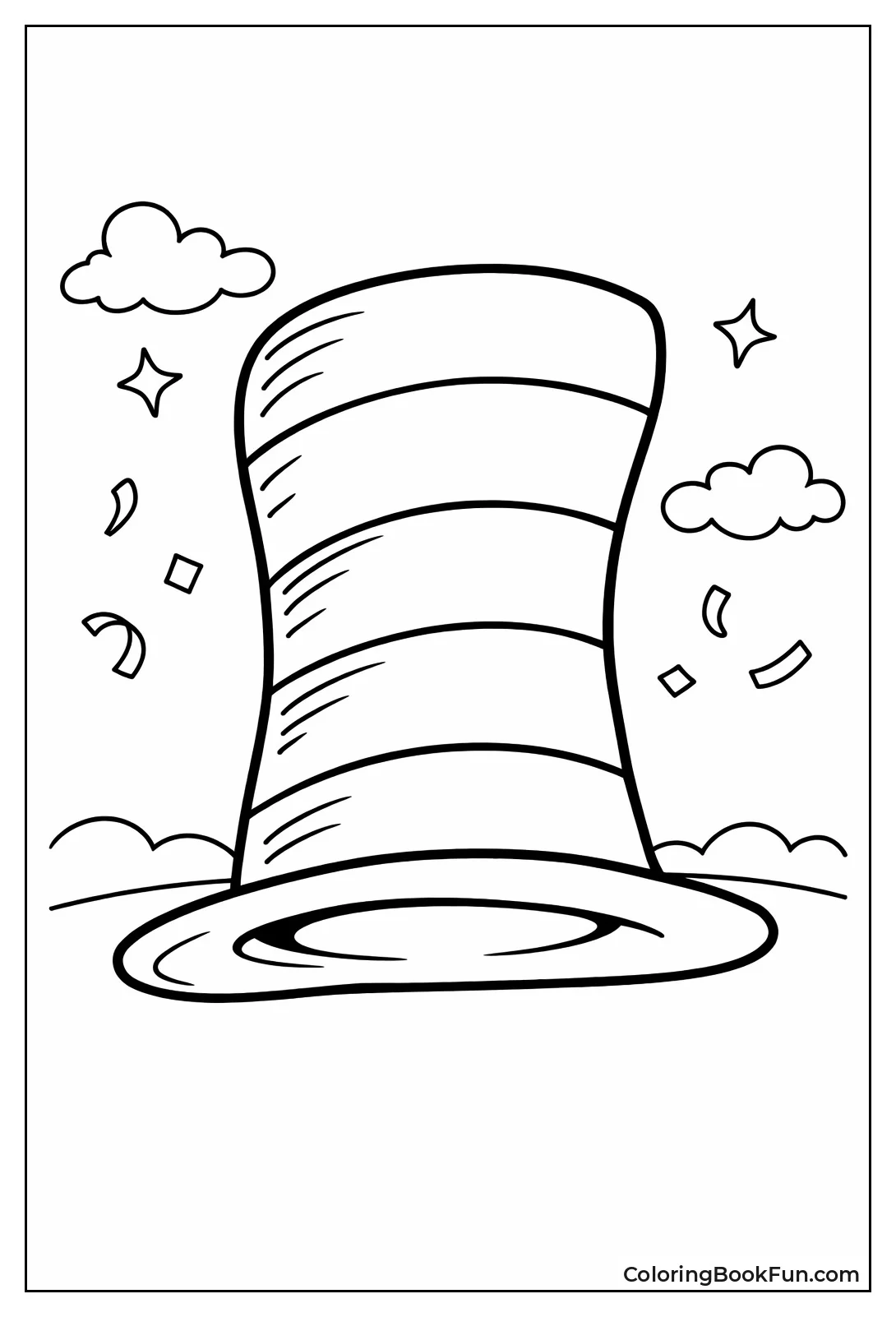 Dr. Seuss Striped Hat