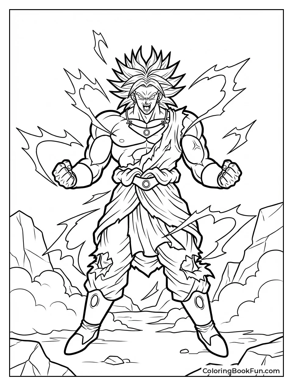 Broly Rampages in Rage