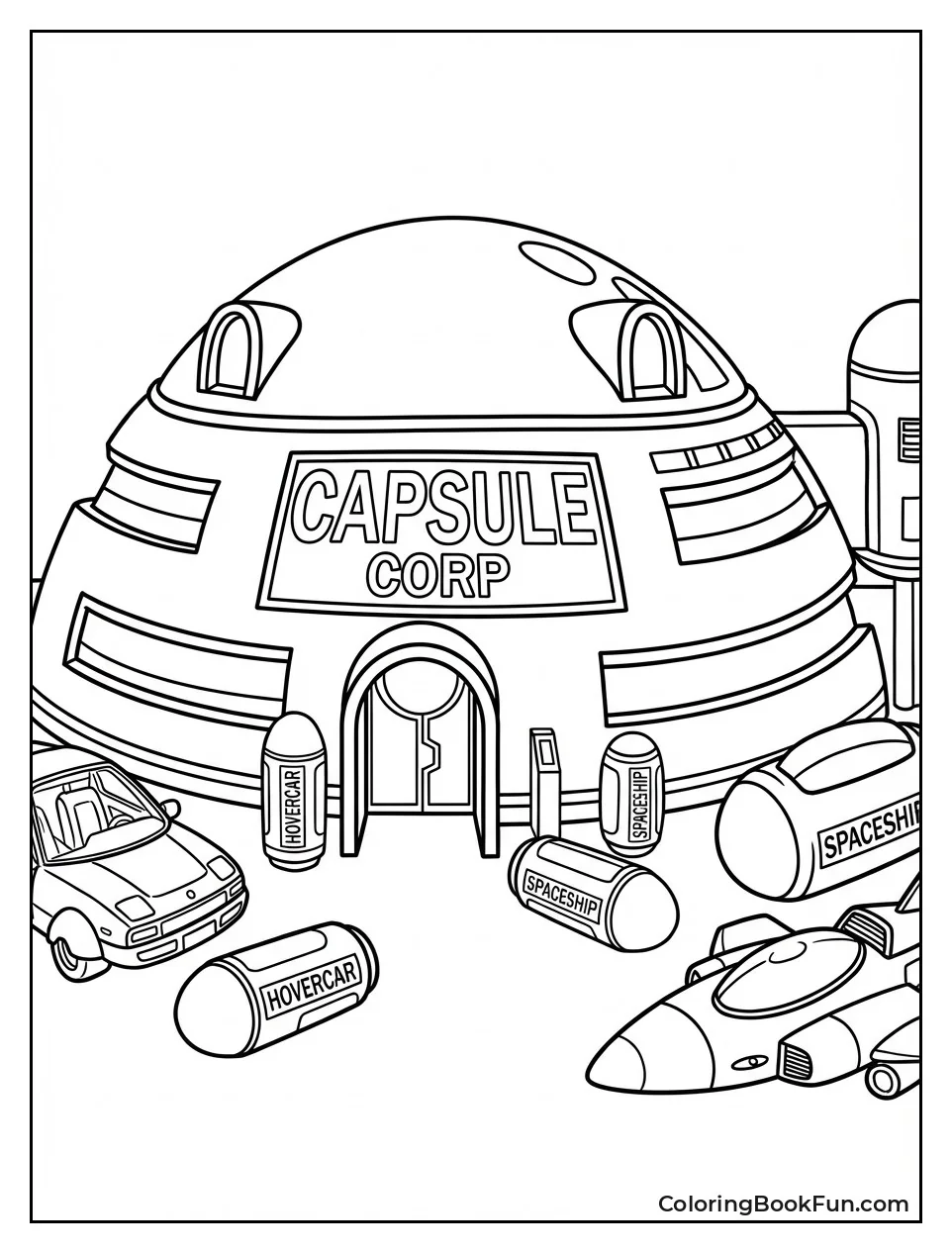 Capsule Corp Tower Shines