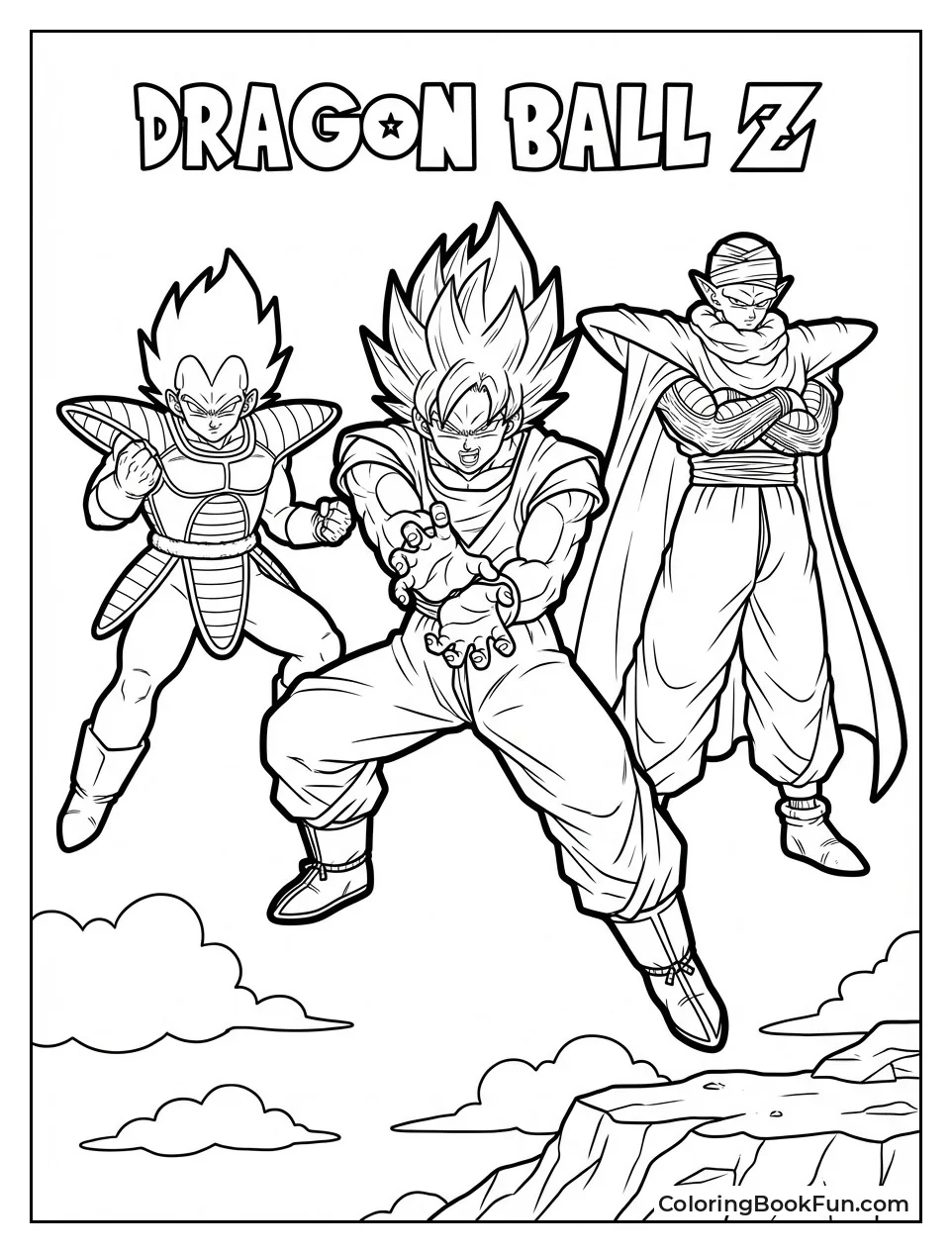 DBZ Heroes Strike Poses