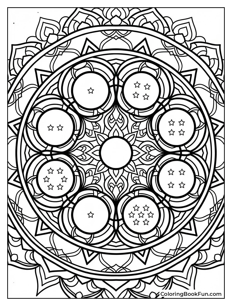 Dragon Balls Form Mandala