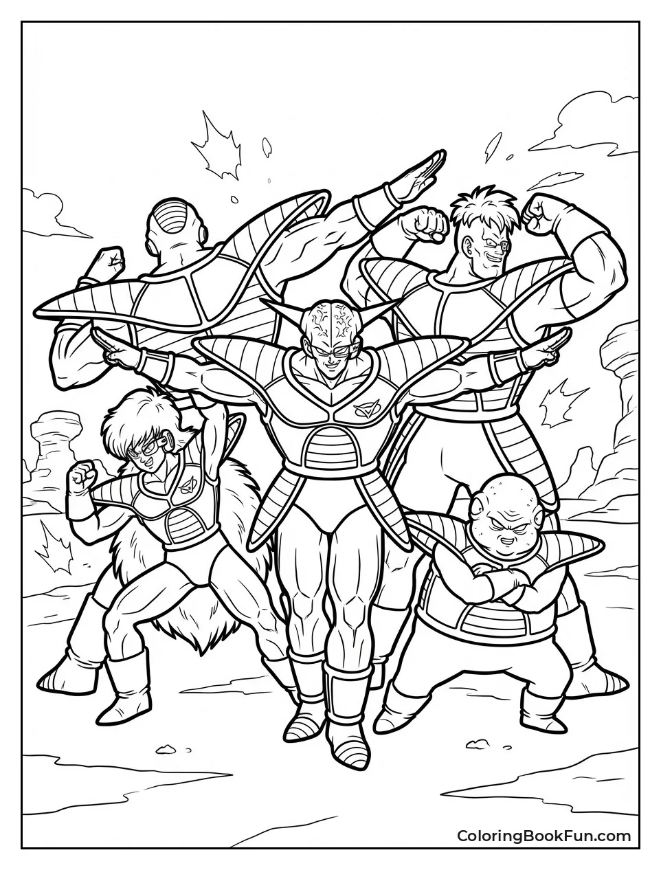 Ginyu Force Strikes Pose