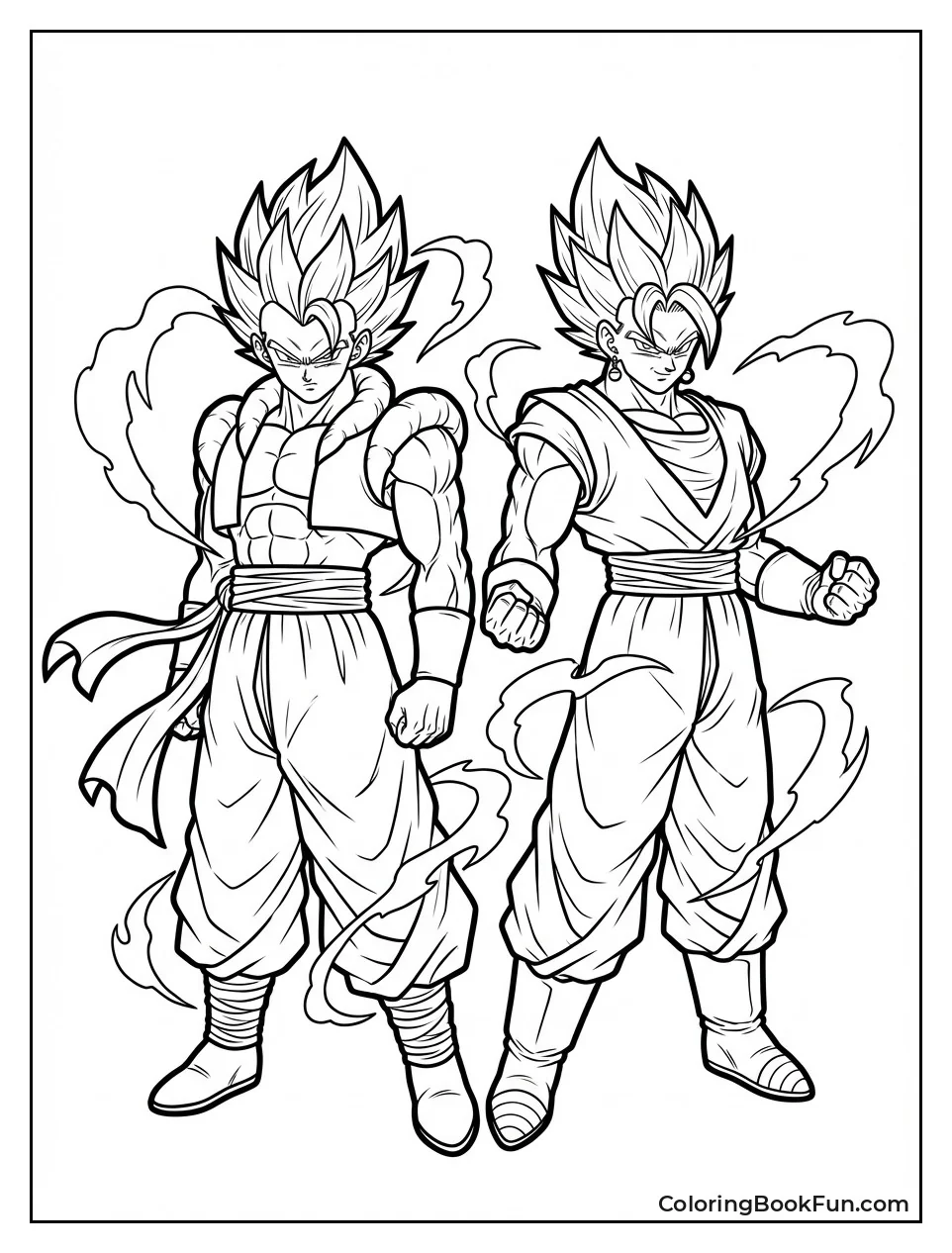 Gogeta and Vegito Glow