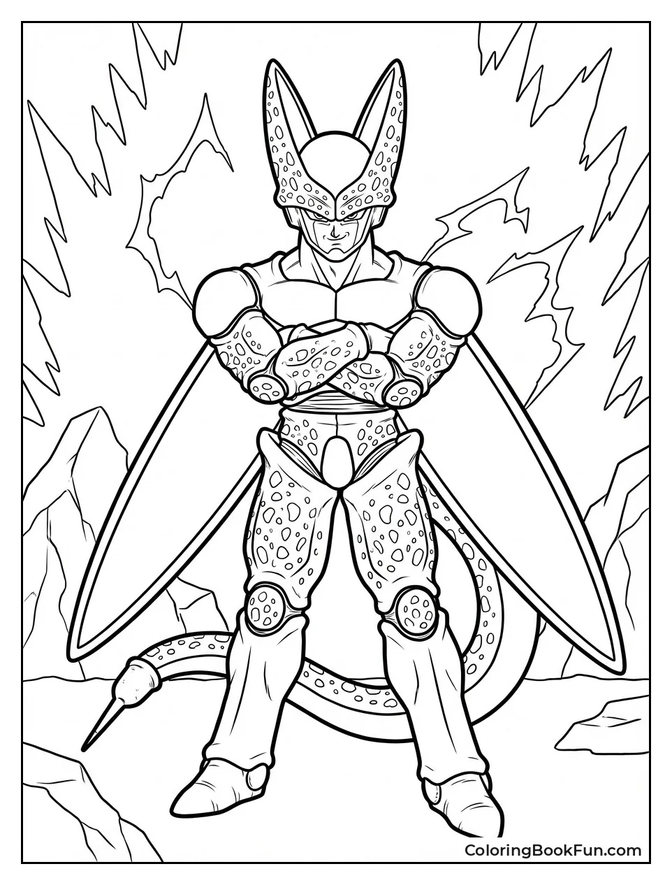 Perfect Cell Smirks Boldly