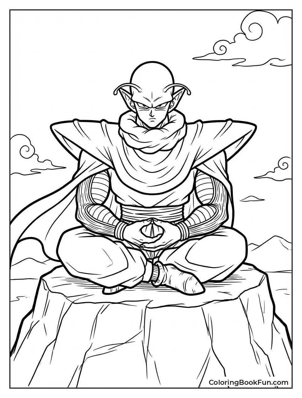 Piccolo Meditates Calmly