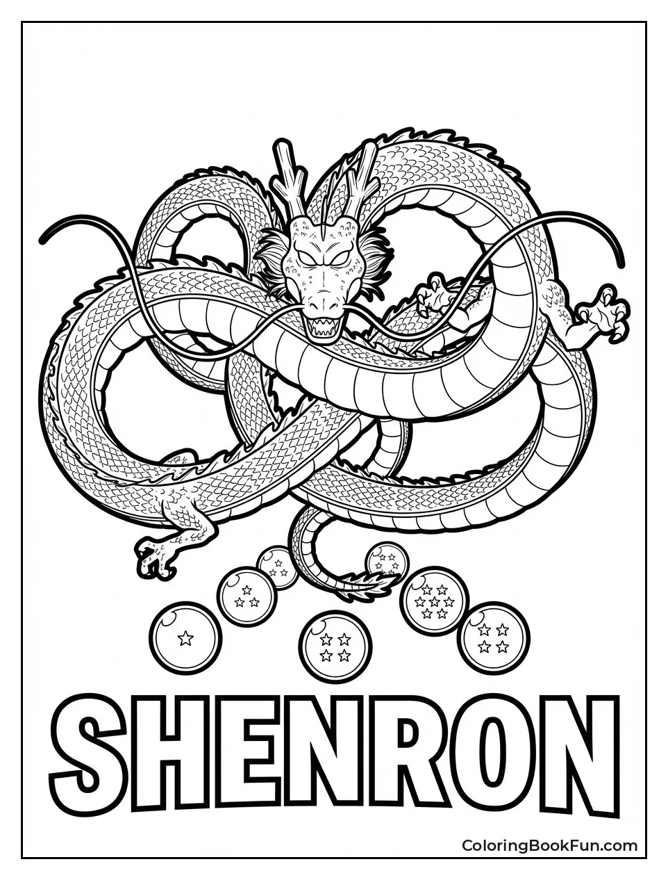 Shenron Coils in Sky