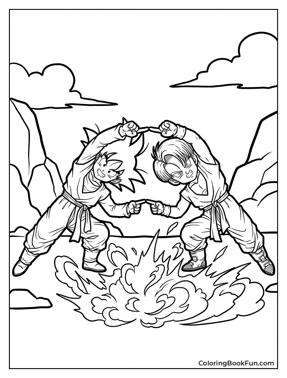 Goten and Trunks Fuse