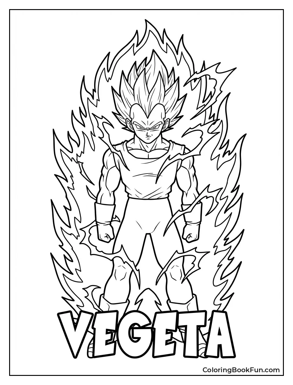 Vegeta Powers to Super Saiyan