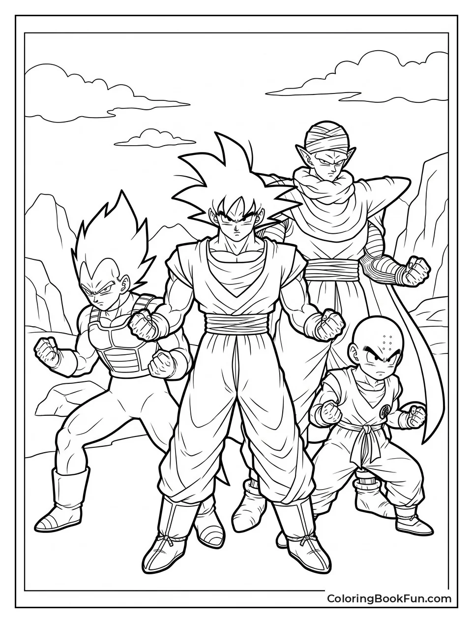 Z Fighters Stand Together