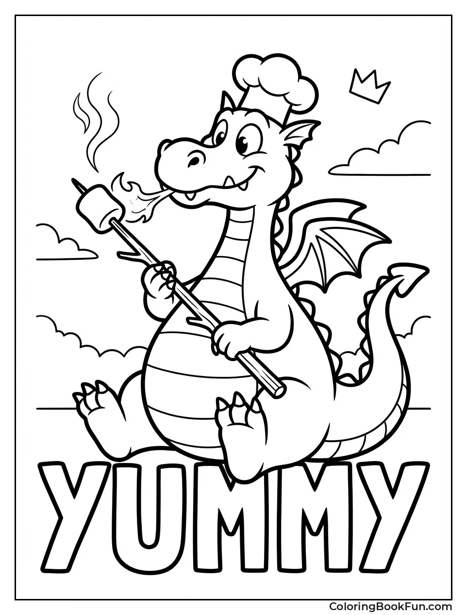 Dragon Roasting Marshmallow