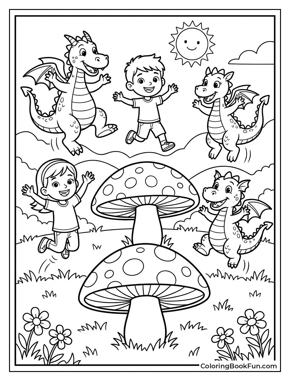 Bouncing on Giant Mushrooms