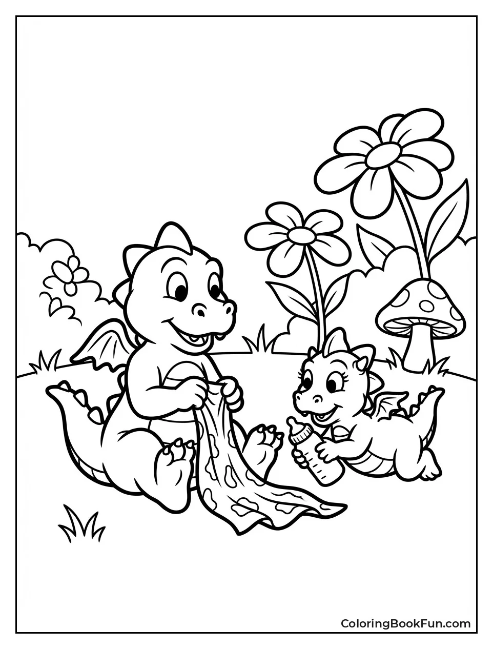 Finn and Kiki Playing