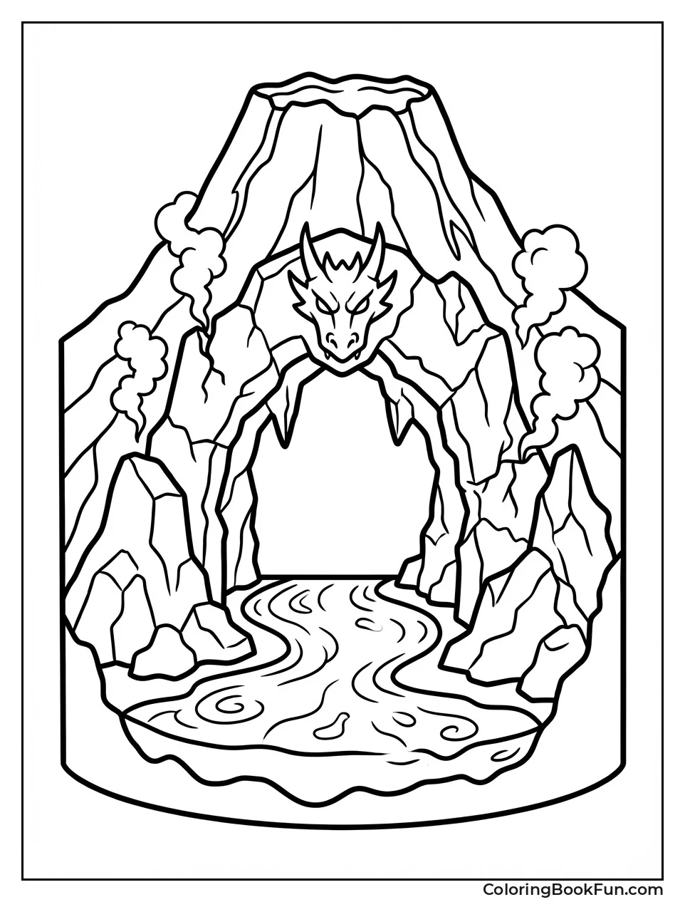 Volcanic Cave Dragon Entrance