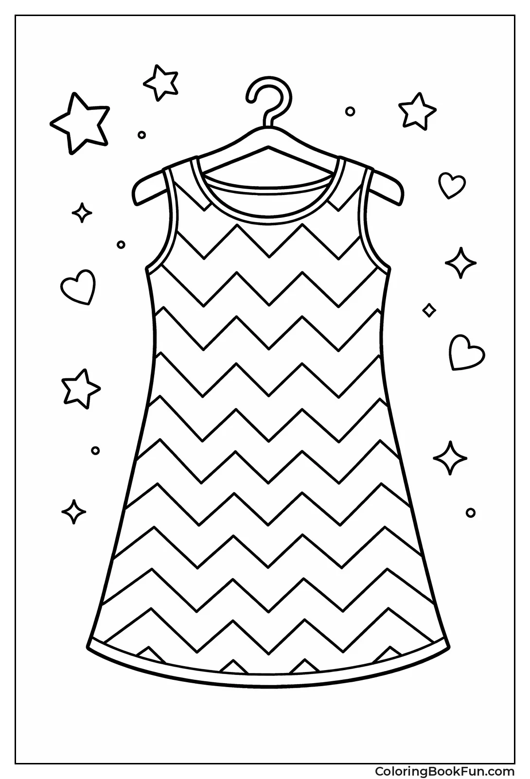 Chevron Striped Dress