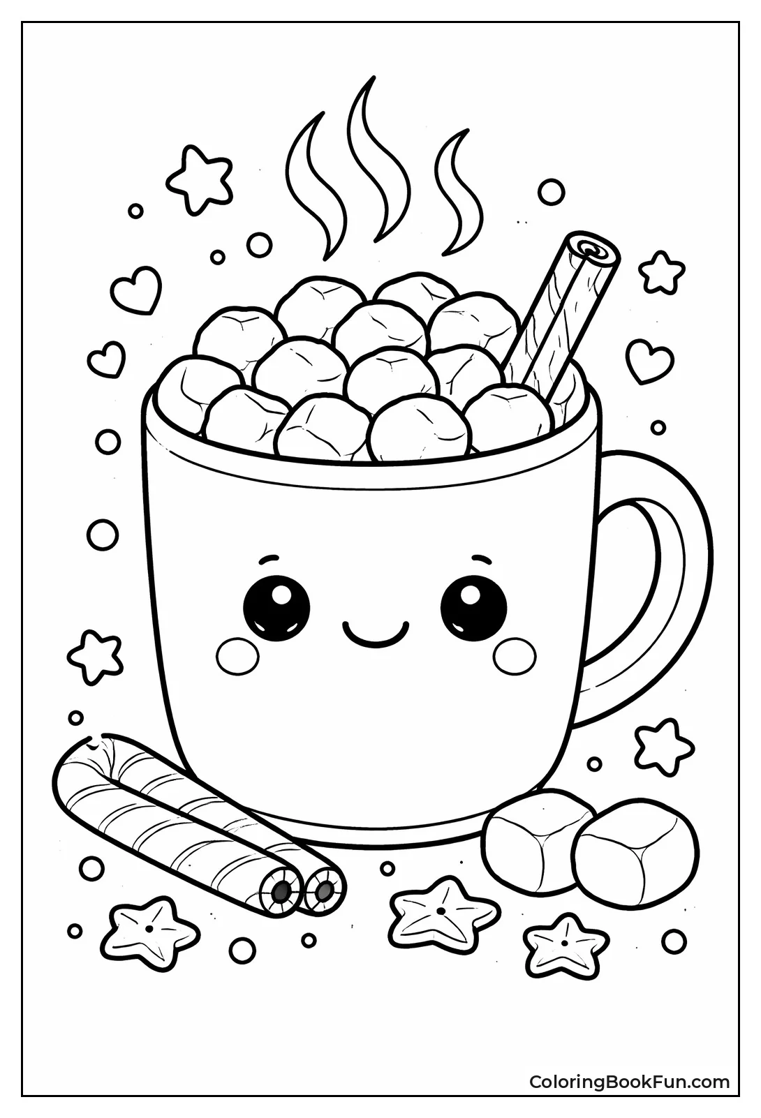 Cozy Hot Chocolate with Marshmallows