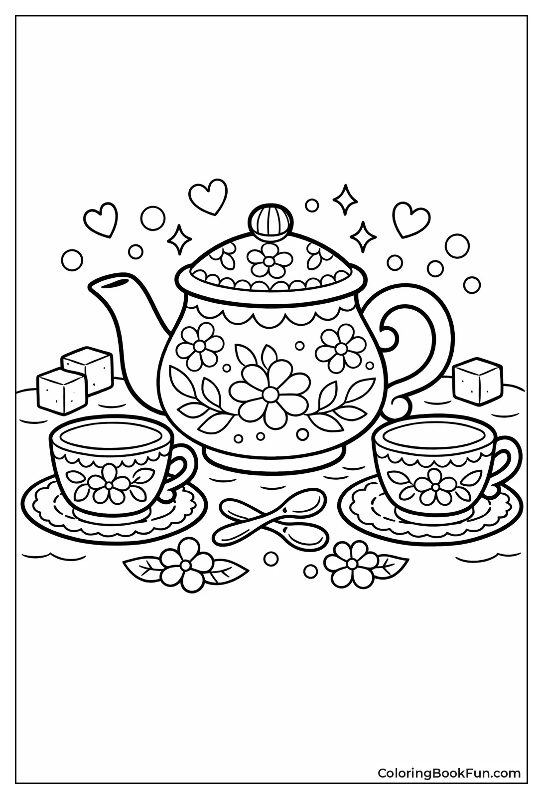 Elegant Tea Party Cups