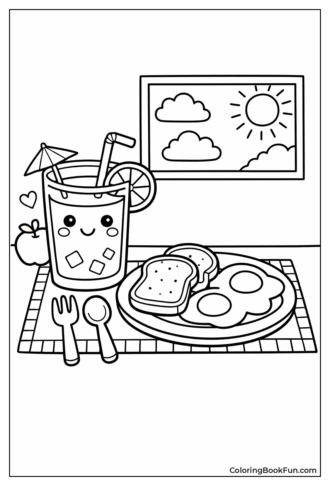 Breakfast Juice with Eggs