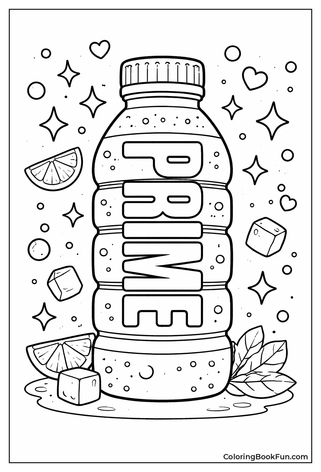 Cute Prime Bottle Outline