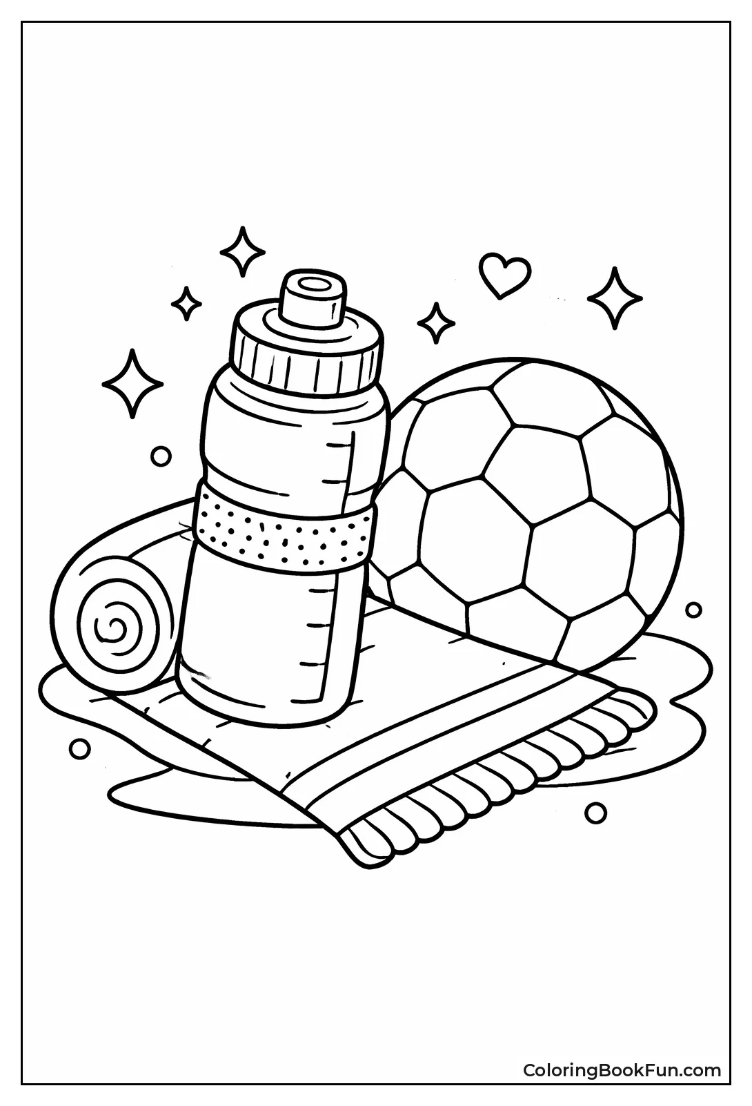 Sports Water Bottle Ready