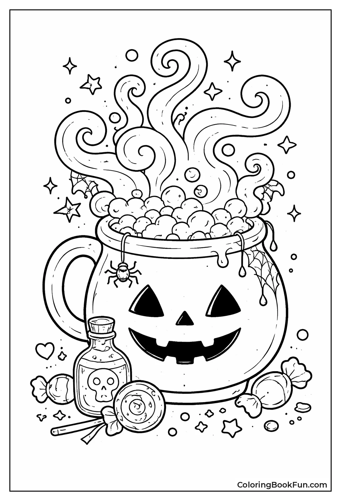 Bubbling Witch's Brew Cauldron