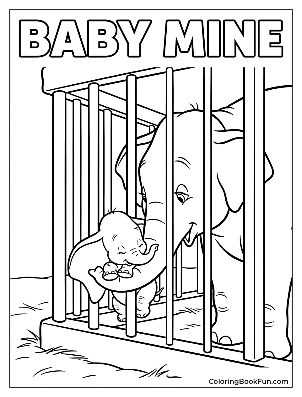 Mrs Jumbo Rocking Dumbo