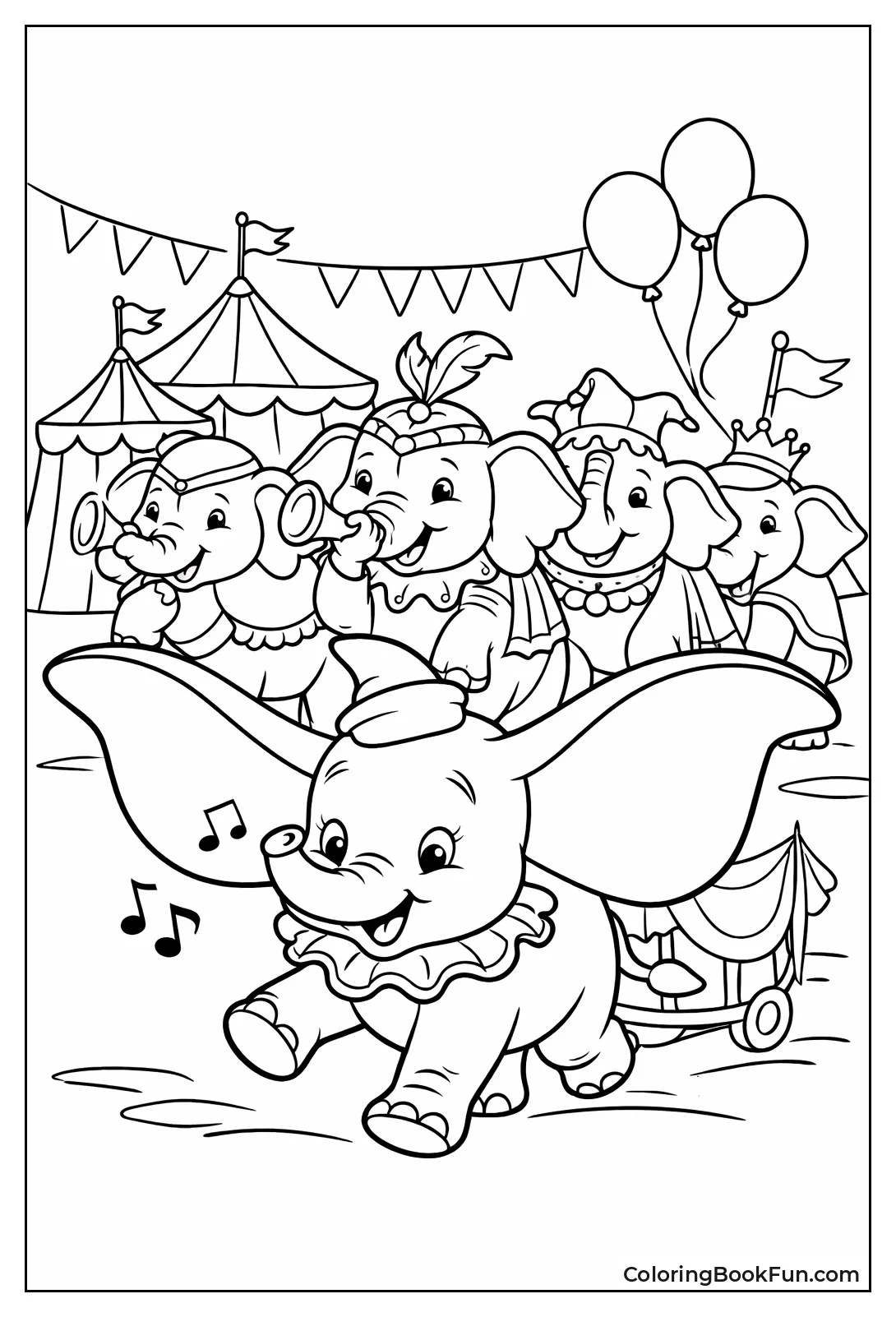 Dumbo Leading Parade