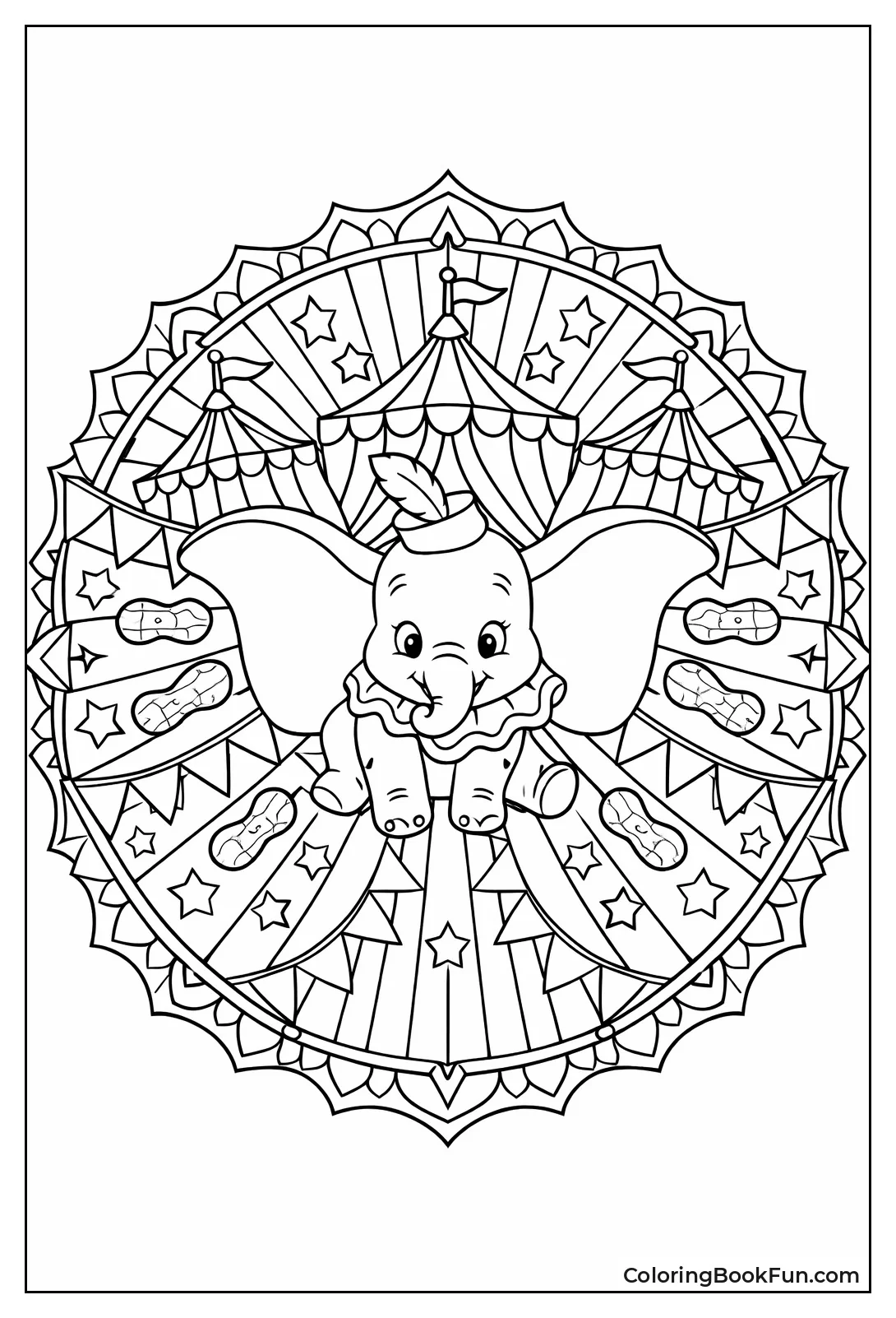 Circus Tent Mandala