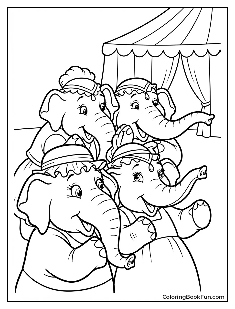 Elephants Whispering Together