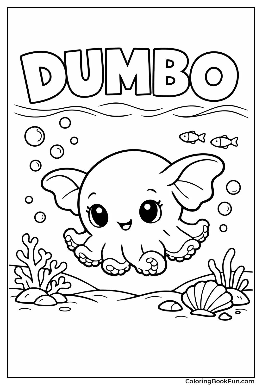 Dumbo Octopus Flapping