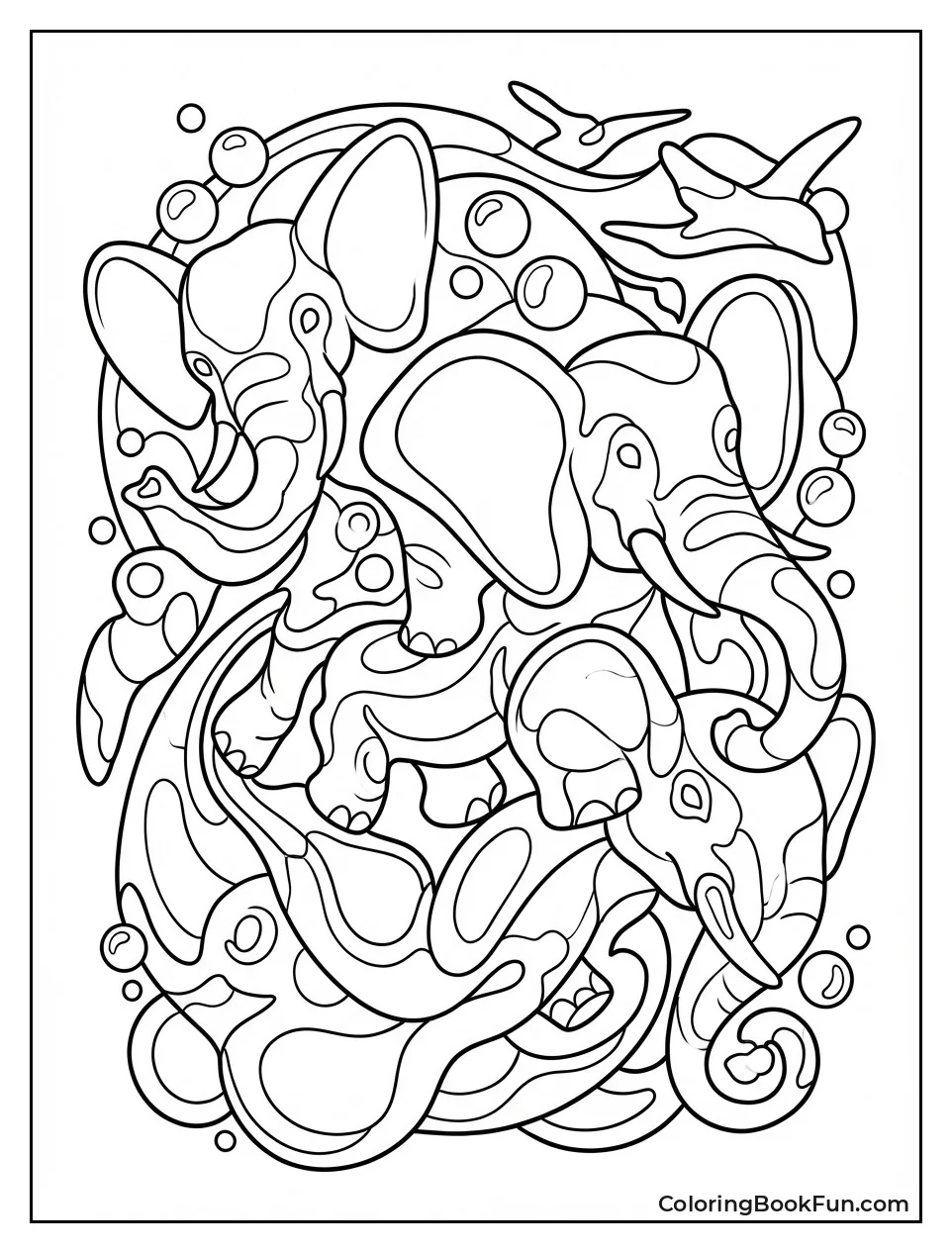 Pink Elephants in Parade