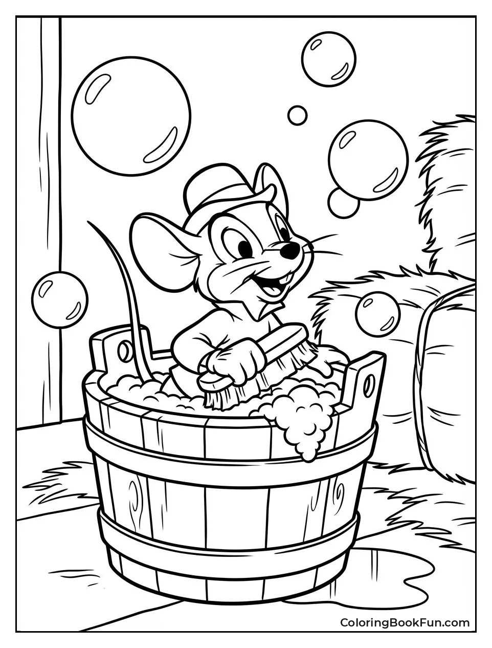 Timothy in Bucket Bath