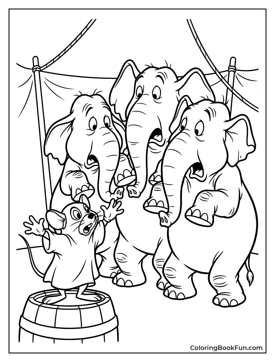 Timothy Scaring Elephants