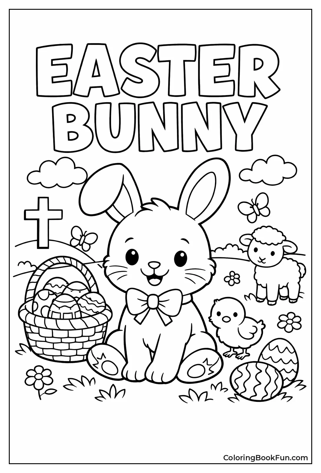 Cute Bunny with Bowtie