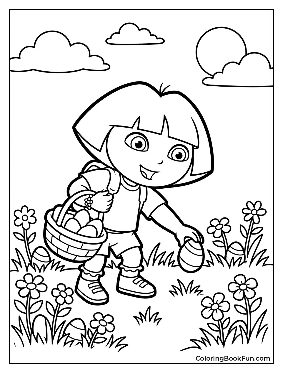 Dora Hunts Easter Eggs