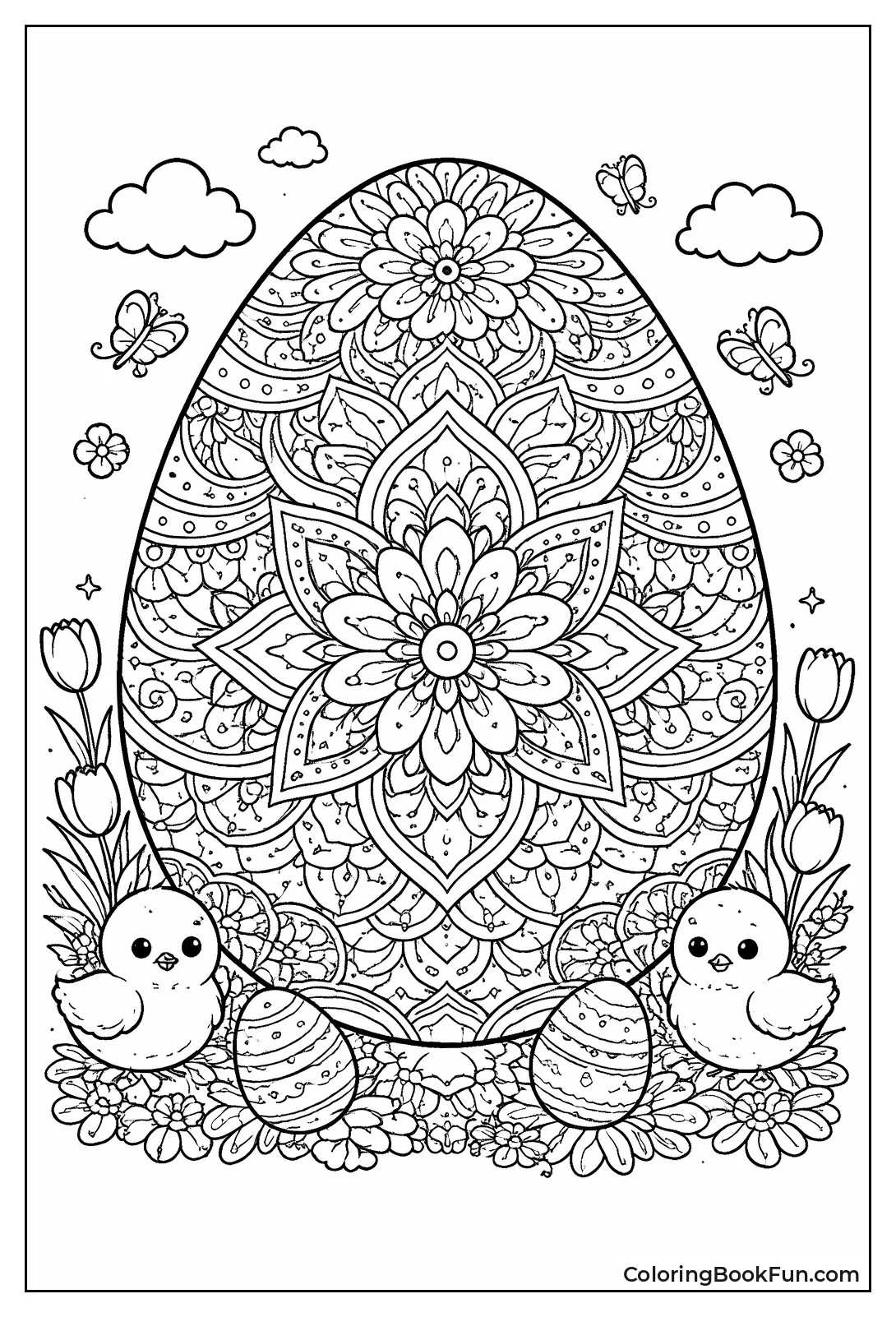 Egg Mandala Design