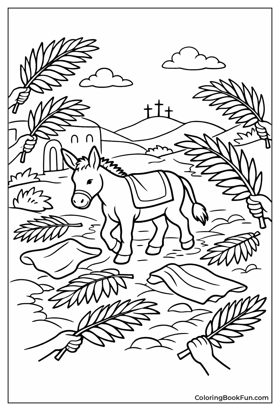 Palm Sunday Donkey
