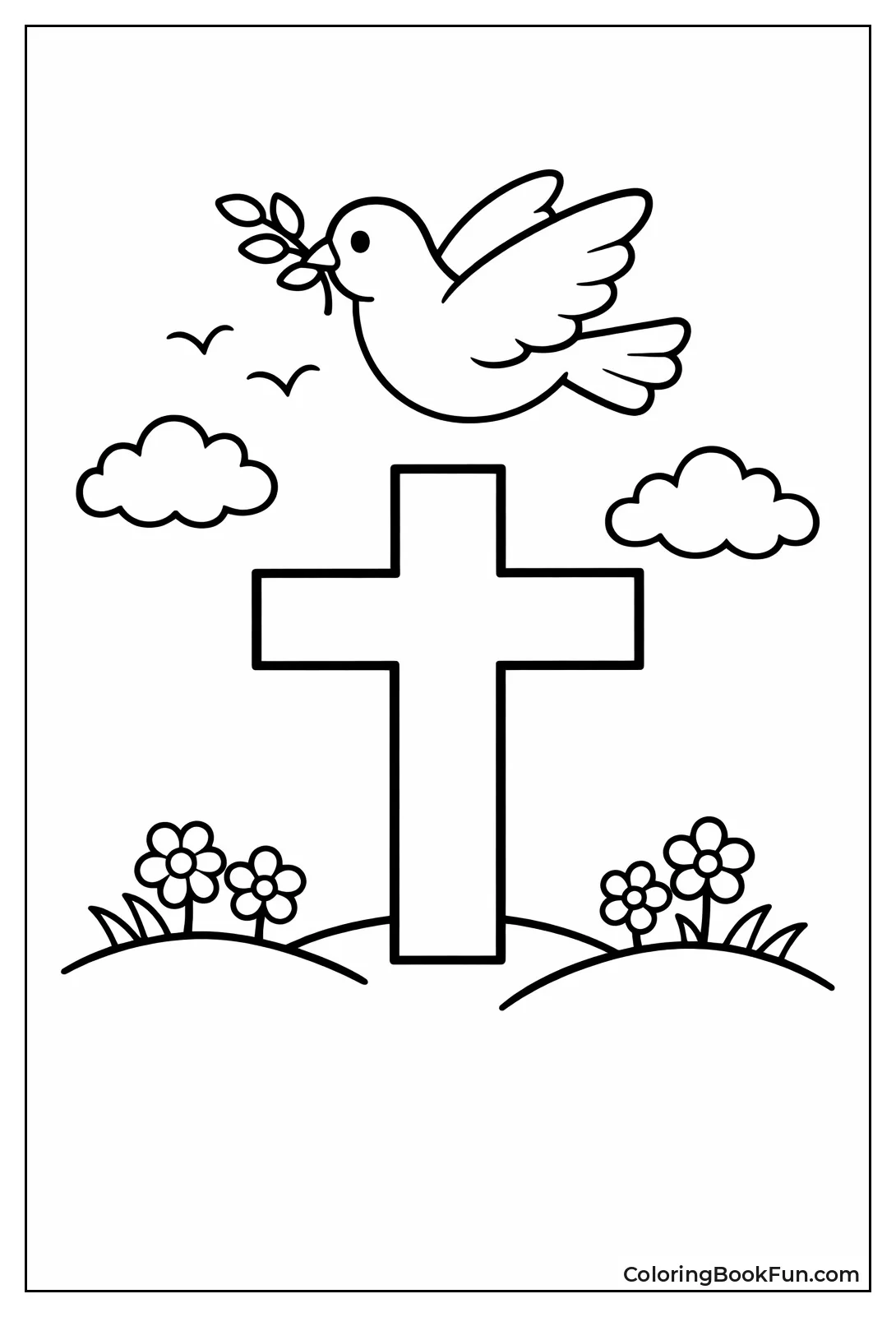 Cross with Dove