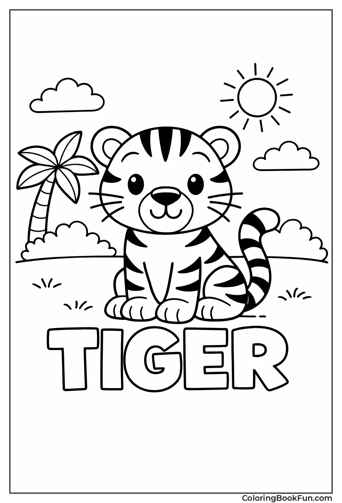 Simple Toddler Tiger