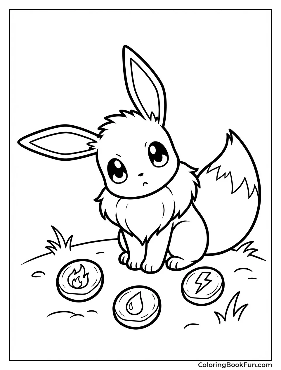 Eevee Choosing Evolution Stones