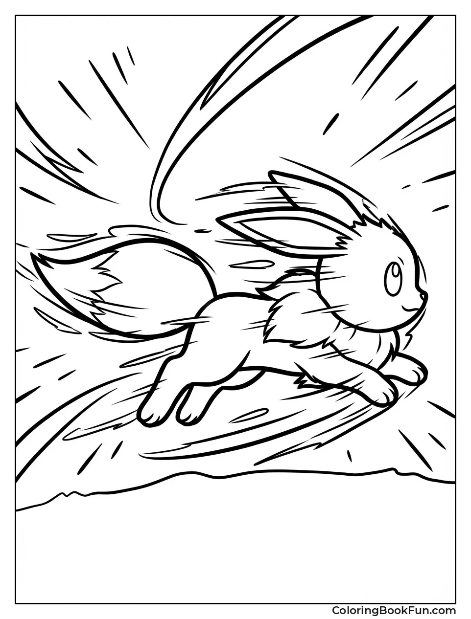 Eevee Blurring Quick Attack