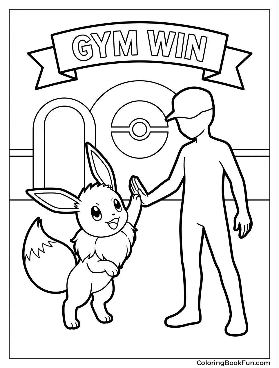 Eevee High-Fiving Trainer