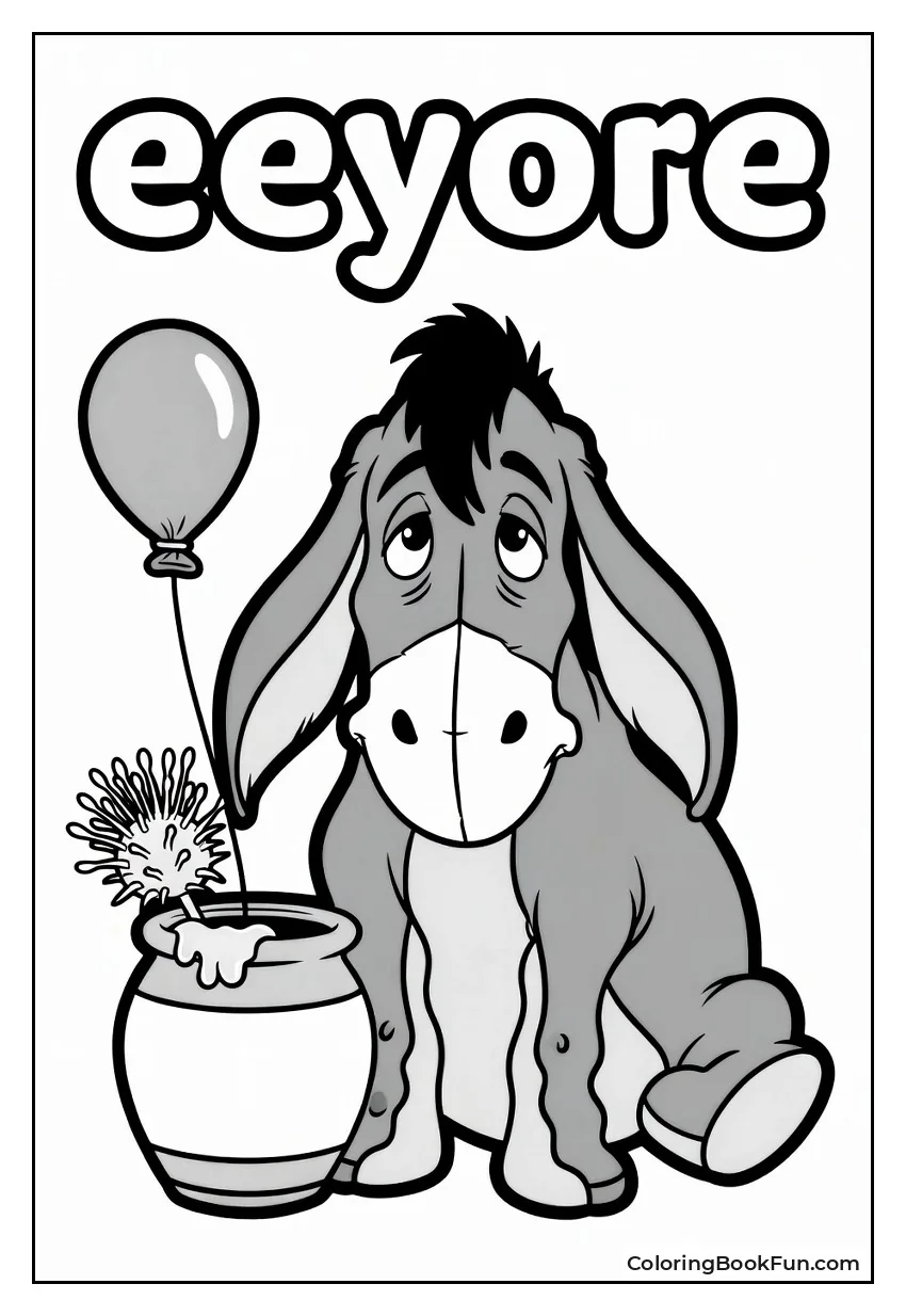 Eeyore with Birthday Gifts