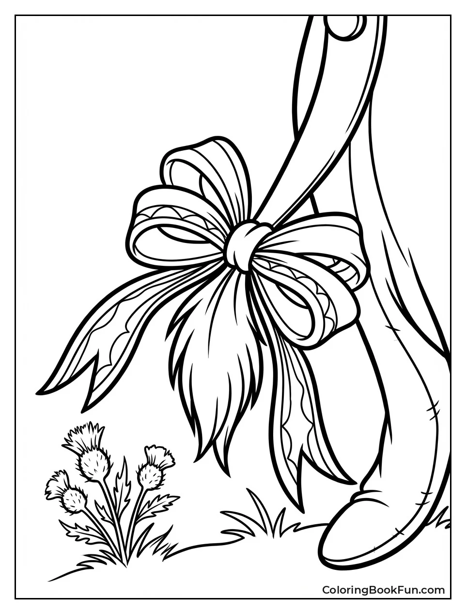 Eeyore's Tail with Pink Bow