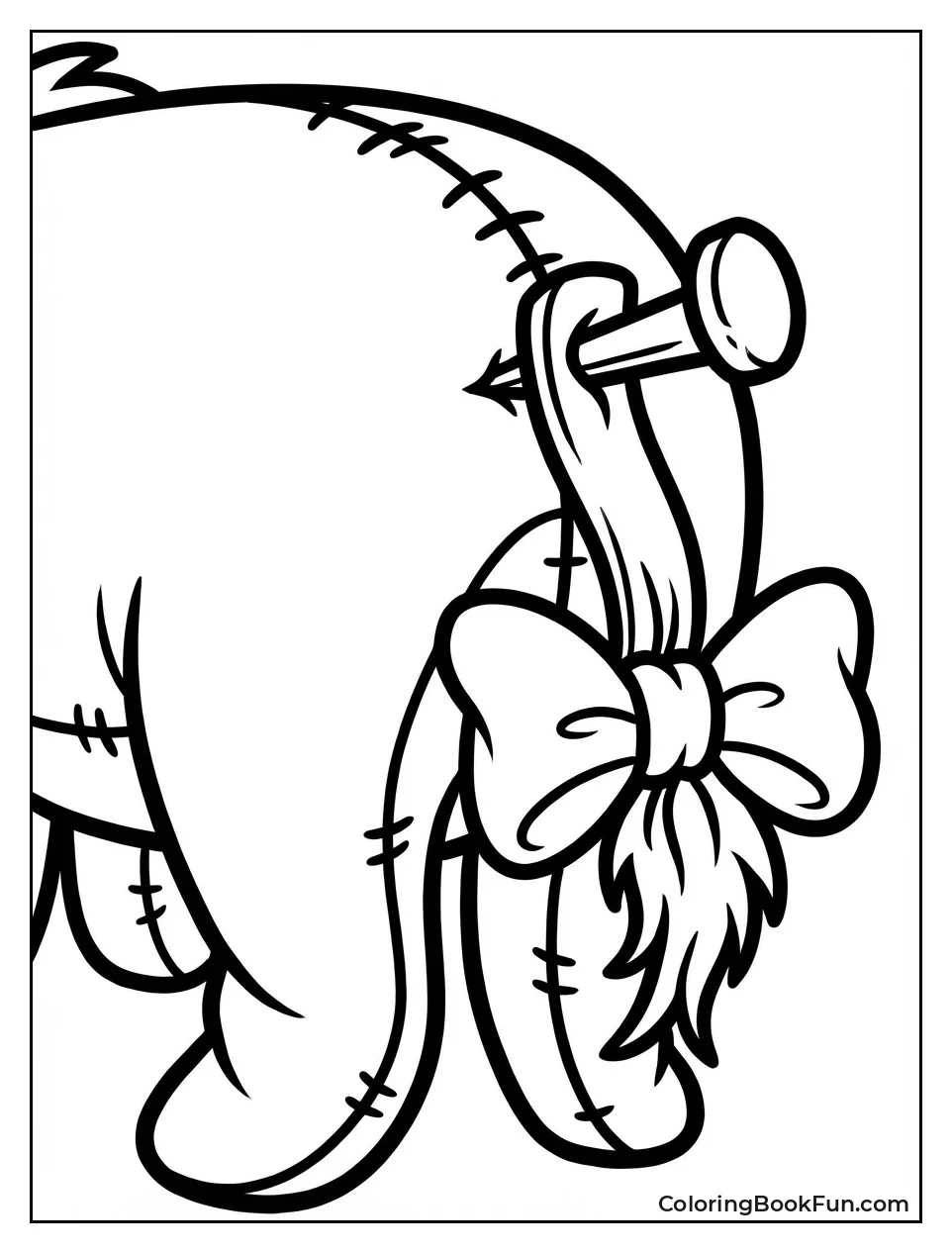 Eeyore's Stitched Tail and Back