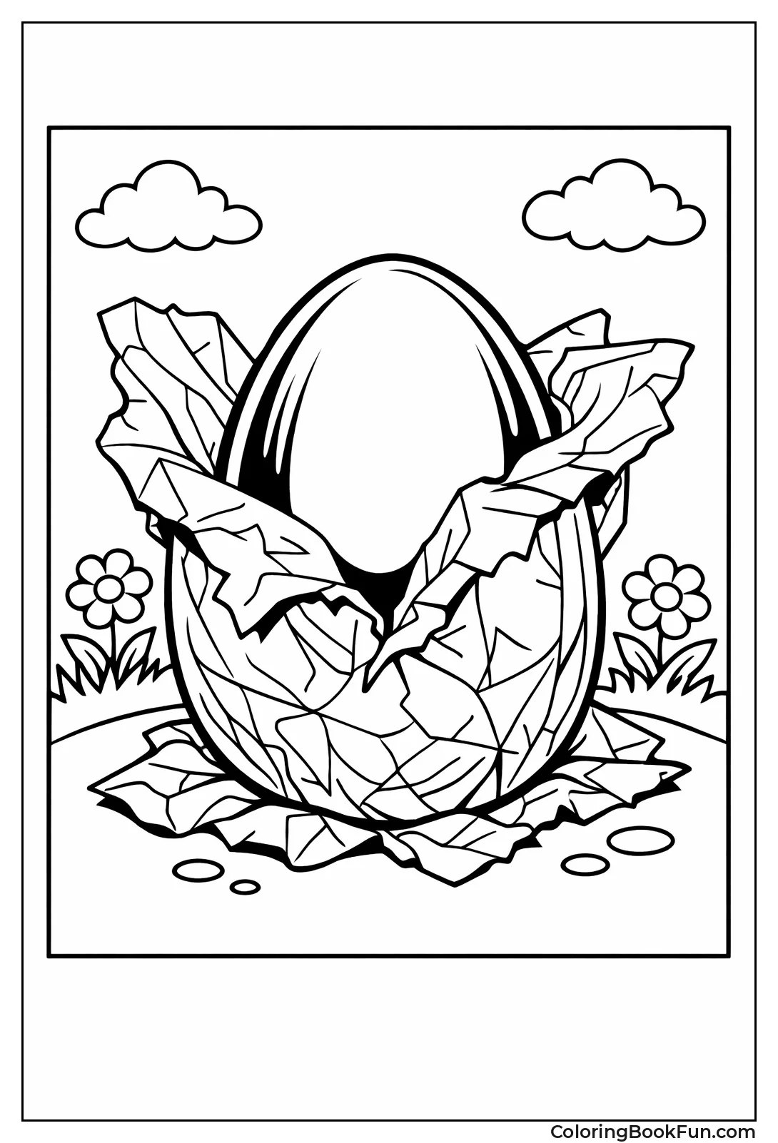 Chocolate Egg Peeling Open