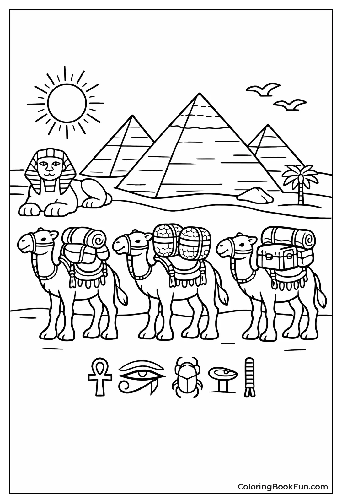 Camel Pyramid Caravan